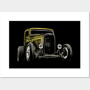 Little Deuce Coupe yellow version Posters and Art